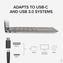 Load image into Gallery viewer, Plugable 4K DisplayPort and HDMI Dual Monitor Adapter for USB 3.0 and USB-C, Compatible with Windows and Mac

