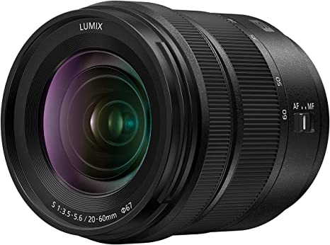 Panasonic LUMIX S 20-60mm F3.5-5.6 L Mount Interchangeable Lens for LUMIX S Series Mirrorless Full Frame Digital Cameras – S-R2060 (USA)