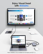 Load image into Gallery viewer, LENTION USB C Docking Station with 4K 60Hz HDMI, 100W PD, Gigabit Ethernet, Card Reader, USB 3.0, Aux Adapter for New MacBook Pro/Mac Air/Surface, More, Stable Driver Certified (CB-D54, Space Gray)
