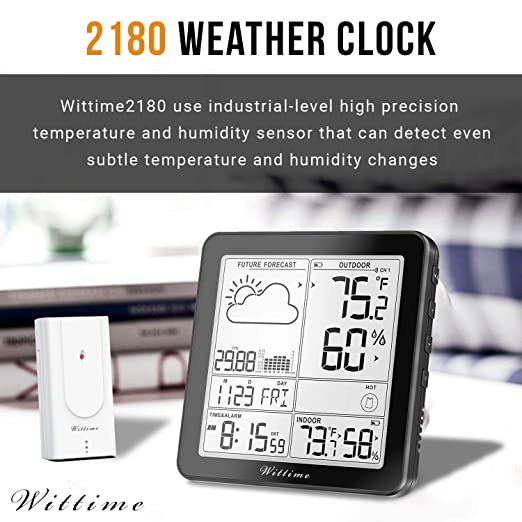 Ambient Weather WS-3000 Wireless Thermo-Hygrometer with Logging