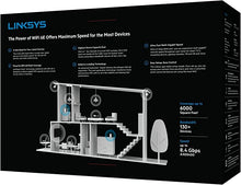 Load image into Gallery viewer, Linksys MX8502 Atlas Max 6E Tri-Band Mesh Wi-Fi 6E System (2 Pack)
