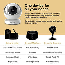 Load image into Gallery viewer, invidyo - WiFi Baby Monitor with Live Video and Audio | Cry Detection &amp; Stranger Alerts | 1080P Full HD Camera, Night Vision, Two Way Talk, Temperature Sensor | Remote Pan &amp; Tilt with Smart Phone App
