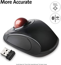 Load image into Gallery viewer, Kensington Orbit Wireless Trackball Mouse with Touch Scroll Ring (K72352US),Black
