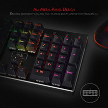Load image into Gallery viewer, Redragon K556 RGB LED Backlit Wired Mechanical Gaming Keyboard, Aluminum Base, 104 Standard Keys
