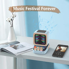 Load image into Gallery viewer, Divoom Ditoo Retro Pixel Art Game Bluetooth Speaker with 16X16 LED App Controlled Front Screen (Blue) …
