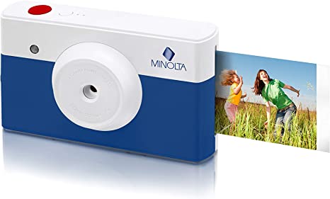 Minolta Instapix 2 in 1 Instant Print Digital Camera & Bluetooth Printer