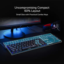 Load image into Gallery viewer, Redragon K614 Anivia 60% Ultra Thin Wired Mechanical Keyboard, Slim Compact 61 Keys RGB Gaming Keyboard w/Low Profile Linear Red Switches and Double-Shot Keycaps for Fast &amp; Accurate Actuation
