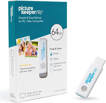 Load image into Gallery viewer, Picture Keeper PRO 64GB Smart USB Professional Storage Flash Drive for Photos, Videos, Music and Docs. More Than Just a Photo Backup Stick. for PC/MAC/Laptops/Computers
