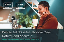 Load image into Gallery viewer, Creative Live! Cam Sync 1080p Full HD Wide-Angle USB Webcam with Dual Built-in Mic, Privacy Lens Cap, Universal Tripod Mount, High-res Video Calling, Recording, and Streaming Camera for PC or Mac
