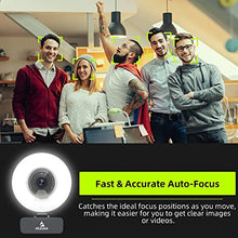 Load image into Gallery viewer, NexiGo N960E 1080P 60FPS Webcam with Light, Software Included, Fast AutoFocus, Built-in Privacy Cover, USB Web Camera, Dual Stereo Microphone, for Zoom Meeting Skype Teams Twitch
