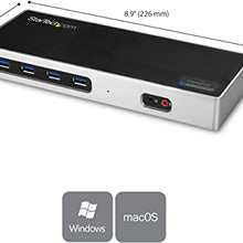 Load image into Gallery viewer, StarTech.com Dual 4K Docking Station - USB C and A (3.0) - Dual Monitor DisplayPort + HDMI Dock for Mac &amp; Windows Laptops (DK30A2DH)
