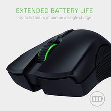 Load image into Gallery viewer, Razer Mamba Wireless Gaming Mouse: 16,000 DPI Optical Sensor - Chroma RGB Lighting - 7 Programmable Buttons - Mechanical Switches - Up to 50 Hr Battery Life
