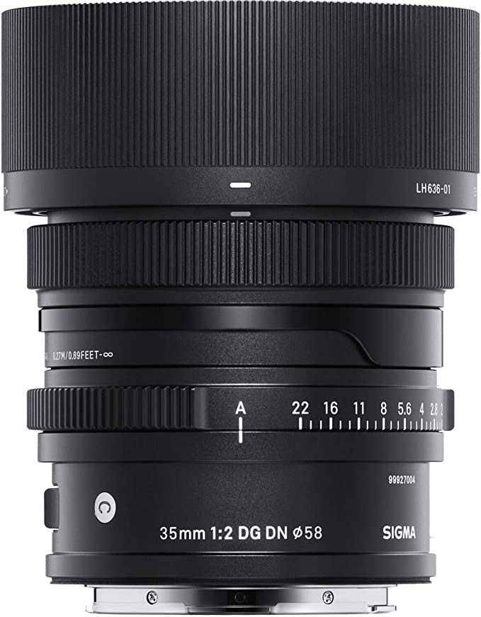 Sigma 35mm f/2 DG DN Contemporary Lens for Sony E-Mount