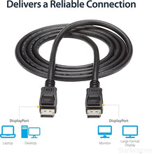 Load image into Gallery viewer, StarTech.com 35 ft. (10.7 m) Displayport Cable - DPCP &amp; HDCP - Latched Connectors - DisplayPort - DP Monitor Cable (DISPLPORT35L), Black
