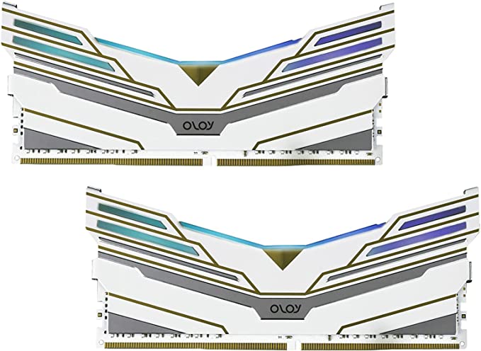 OLOy DDR4 RAM 16GB (2x8GB) Warhawk Aura Sync RGB 3200 MHz CL16 1.35V  288-Pin Desktop Gaming UDIMM (MD4U0832160BE0DA)