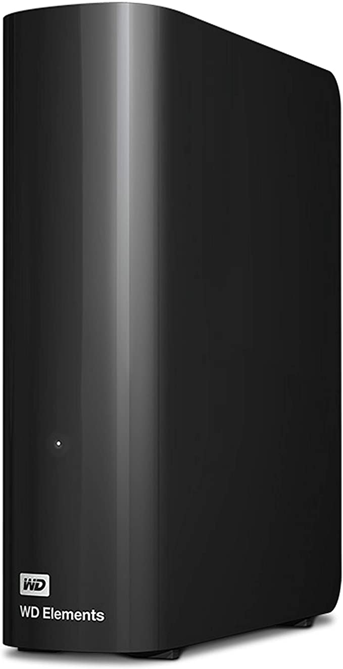 WD 12TB Elements Desktop Hard Drive HDD, USB 3.0, Compatible with PC, Mac, PS4 & Xbox - WDBWLG0120HBK-NESN