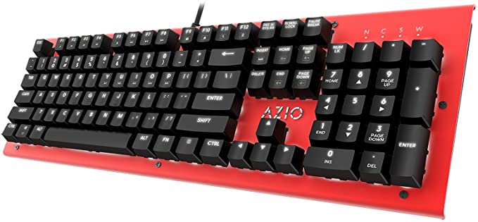 Azio Hue Red - USB Backlit Mechanical Keyboard