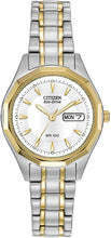 Load image into Gallery viewer, Citizen Eco-Drive Corso Quartz Womens Watch, Stainless Steel, Classic, Two-Tone (Model: EW3144-51A)
