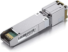 Load image into Gallery viewer, 10GBase-T SFP+ Transceiver, 10G T, 10G Copper, RJ-45 SFP+ CAT.6a, up to 30 meters, Compatible with Cisco SFP-10G-T-S, Ubiquiti UniFi UF-RJ45-10G, Fortinet, Netgear, D-Link, Supermicro and More
