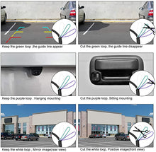 Load image into Gallery viewer, NATIKA Backup/Front View Camera White - IP69K Waterproof Great Night Vision HD and Super Wide Angle Metal OEM Style White Reverse Rear View Backup Camera for Cars Pickup Trucks SUVs RVs Vans (White)
