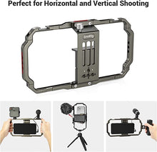 Load image into Gallery viewer, SmallRig Smartphone Video Rig, Filmmaking Vlogging Rig Metal Case Phone Video Stabilizer Aluminium Alloy Grip Tripod with Cold Shoe Mount for Videomaker Videographer - 2791
