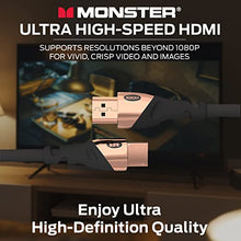 Load image into Gallery viewer, Monster HDMI 4K HDMI Ultra High-Speed Rose Gold 2.1 Cable – 21 Gbps, 4K at 60Hz for Superior Video and Sound Quality – HDMI Cables for PS5, Apple TV, Roku, Smart TV, Xbox Series X, and Series S – 4FT

