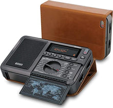 Load image into Gallery viewer, Eton Elite Traveler AM/FM/LW/Shortwave Radio with RDS &amp; Custom Leather Carry Cover
