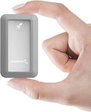 Load image into Gallery viewer, Sabrent Rocket Nano Rugged 1TB USB 3.2 10Gb/s External Aluminum Waterproof [IP67] SSD with Bumper Guard in Grey (SB-1TB-NAWP)
