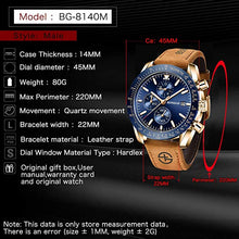Load image into Gallery viewer, BENYAR - Stylish Wrist Watch for Men, Genuine Silicone Strap Watches, Perfect Quartz Movement, Waterproof and Scratch Resistant, Analog Chronograph Quartz Business Watches
