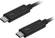 Load image into Gallery viewer, SIIG Thunderbolt 3 Certified, 40Gbps Thunderbolt 3 Active Cable 1M - 100W Charging/5A/20V - Daisy Chain up to 6 Devices - USB Type C with Thunderbolt Logo Compatible - 3.3 Ft
