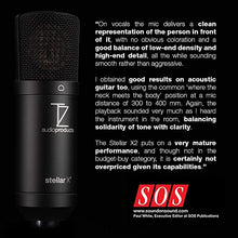 Load image into Gallery viewer, TZ Stellar X2 Large Diaphragm Cardioid Condenser XLR Microphone
