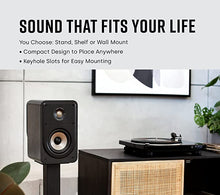 Load image into Gallery viewer, Polk Signature Elite ES10 Surround Loudspeaker - Hi-Res Audio Certified, Dolby Atmos &amp; DTS:X Compatible, 1&quot; Tweeter &amp; 4&quot; Woofer, Power Port Technology for Effortless Bass (Pair, Contemporary Walnut)
