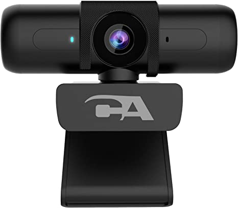 CA Essential Webcam 1080HD-AF – USB Webcam with Microphone for Desktop or Notebooks, 1080p Webcam, HD Auto-Focus and Light Correction, Omni-Directional Microphone (WC-2000)