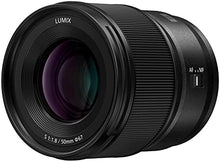 Load image into Gallery viewer, PANASONIC LUMIX S Series Camera Lens, 50mm F1.8 L-Mount Interchangeable Lens for Mirrorless Full Frame Digital Cameras, S-S50
