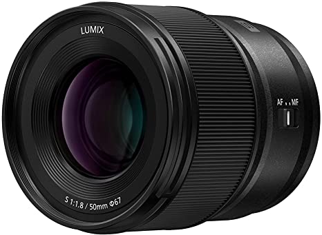 PANASONIC LUMIX S Series Camera Lens, 50mm F1.8 L-Mount Interchangeable Lens for Mirrorless Full Frame Digital Cameras, S-S50