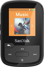 Load image into Gallery viewer, SanDisk 16GB Clip Sport Plus MP3 Player, Black - Bluetooth, LCD Screen, FM Radio - SDMX28-016G-G46K
