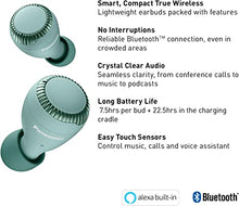 Load image into Gallery viewer, Panasonic True Wireless Earbuds | Bluetooth Earbuds|IPX4 Water Resistant | Small, Lightweight | Long Battery Life, Alexa Compatible | RZ-S300W (Green)
