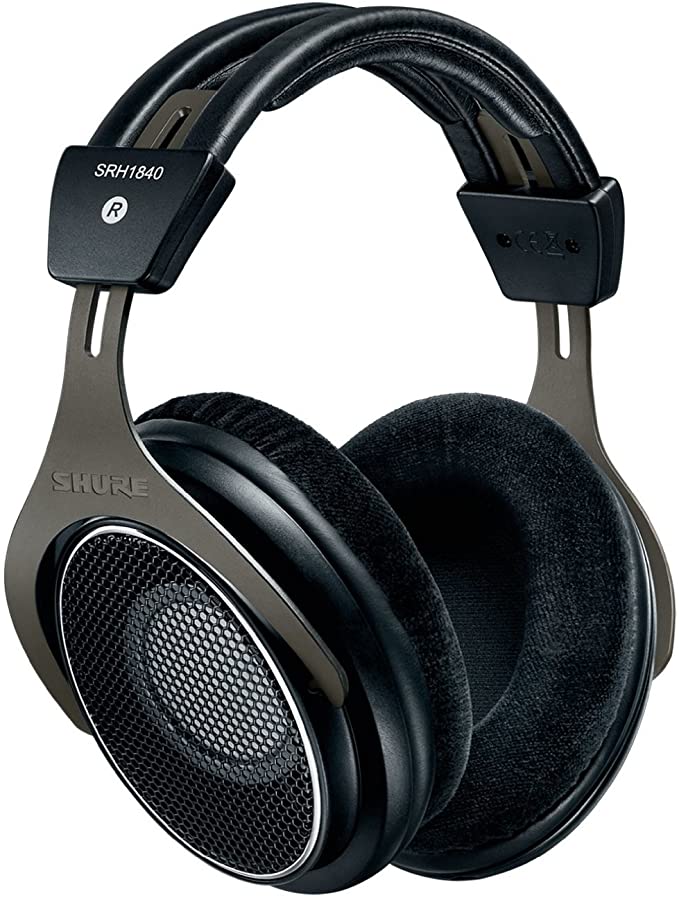 Shure SRH1840 Professional Open Back Headphones (Black)