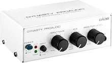 Load image into Gallery viewer, DYNASTY PROAUDIO UA2D USB Phono Preamp for Turntable, Preamp with RIAA Equalized Low Noise Moving Magnet A/D Converter (Power Adaptor &amp; USB Cable Included)
