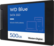Load image into Gallery viewer, Western Digital 500GB WD Blue 3D NAND Internal PC SSD - SATA III 6 Gb/s, 2.5&quot;/7mm, Up to 560 MB/s - WDS500G2B0A
