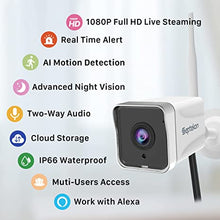 Load image into Gallery viewer, Security Camera Outdoor, Septekon 1080P WiFi Home Surveillance Camera, IP66 Waterproof FHD Night Vision Cameras with Motion Detection, 2-Way Audio, Cloud Storage, Work with Alexa - S50
