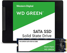 Load image into Gallery viewer, Western Digital 2TB WD Green Internal PC SSD Solid State Drive - SATA III 6 Gb/s, 2.5"/7mm, Up to 550 MB/s - WDS200T2G0A
