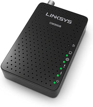 Load image into Gallery viewer, Linksys DOCSIS 3.0 8x4 Cable Modem Certified with Comcast Xfinity, Spectrum, Cox (CM3008)

