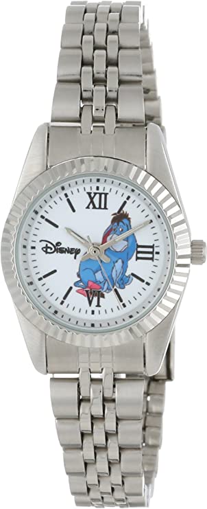 Disney Women's W000586 Eeyore Silver-Tone Status Watch