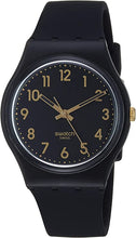 Load image into Gallery viewer, Swatch Gent Standard Quartz Silicone Strap, Black, 16 Casual Watch (Model: GB274)
