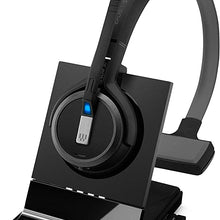 Load image into Gallery viewer, Sennheiser SDW 5036 (507020) - Single-Sided (Monaural) Wireless Dect Headset for Desk Phone Softphone/PC &amp; Mobile Phone Connection Dual Microphone Ultra Noise Cancelling, Black
