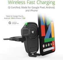 Load image into Gallery viewer, iOttie Wireless Car Charger Easy One Touch Wireless 2 Qi Charging CD Slot + Air Vent Combo Phone Mount for iPhone, Samsung Galaxy, Huawei, LG, Smartphones
