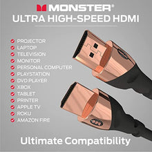 Load image into Gallery viewer, Monster HDMI 4K HDMI Ultra High-Speed Rose Gold 2.1 Cable – 21 Gbps, 4K at 60Hz for Superior Video and Sound Quality – HDMI Cables for PS5, Apple TV, Roku, Smart TV, Xbox Series X, and Series S – 4FT
