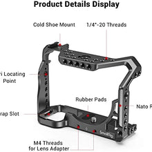 Load image into Gallery viewer, SmallRig A7RIII / A7III / A7M3 Camera Cage for Sony A7RIII / A7III / A7M3 Camera (ILCE-7RM3 / A7R Mark III), w/ Shoe Mount, Built-in NATO Rail, Accessible for Sony XLR-K2M/K1M, Black ÒƙÚ» 2087
