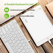 Load image into Gallery viewer, Omars MFI Certified iPad Plug-n-Go Wired Keyboard with 8-pin Lightning Connector Compatible with Apple iPhone, iPad, or iPod Touch, Great for PARCC and Smarter Balanced Tests
